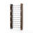 24 Bottle Wall Mounted Wine Bottle Rack in Smoked Mango