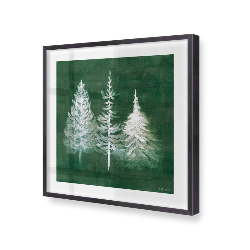 Impression de charme rustique 12 "x 12", H 13,75 po x l 13,75 po, Cadre simple en zinc patiné, bois massif