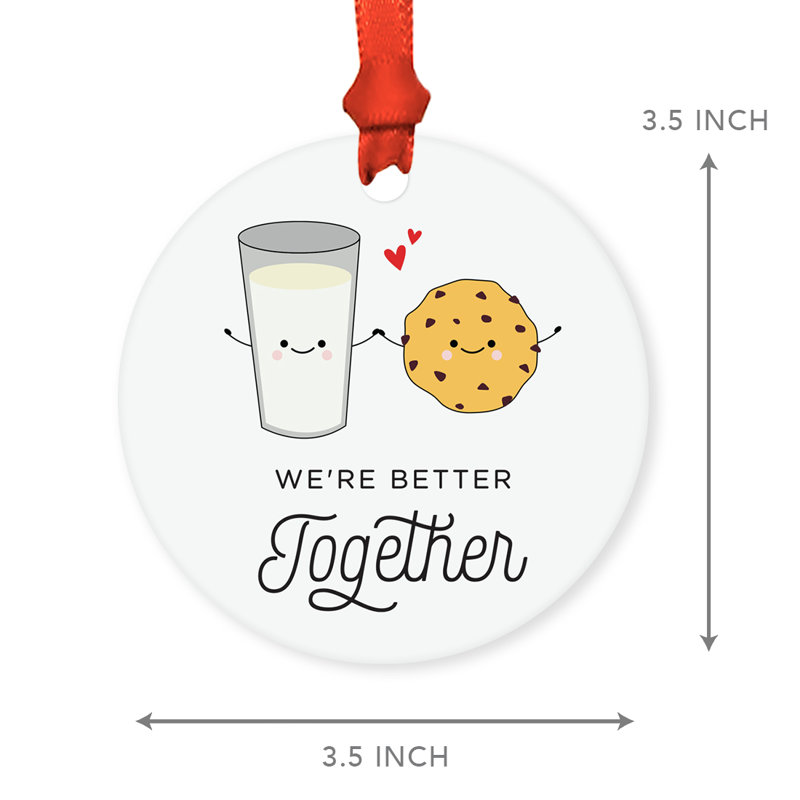 Ornement en forme de repas amusant
