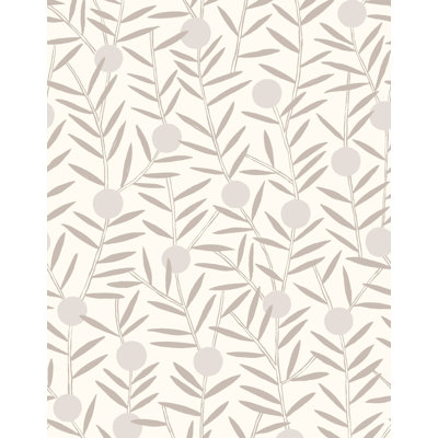 Papier peint Bloom | Traditionnel / rouleau - 27 po x 30 pi