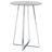 Cniya Round Glass Top Metal Base Dining Table