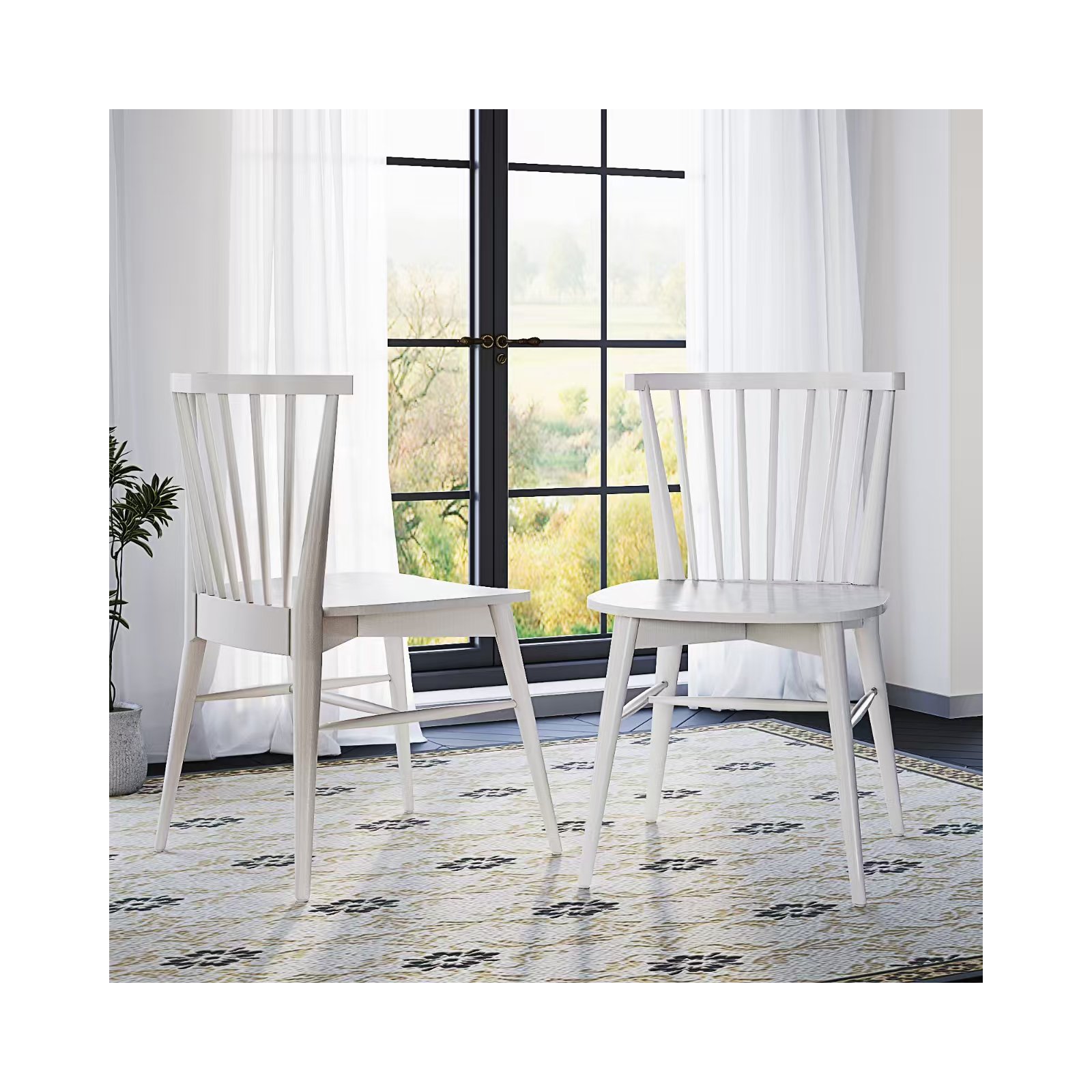 Arka Side Chair (Set Of 2), White