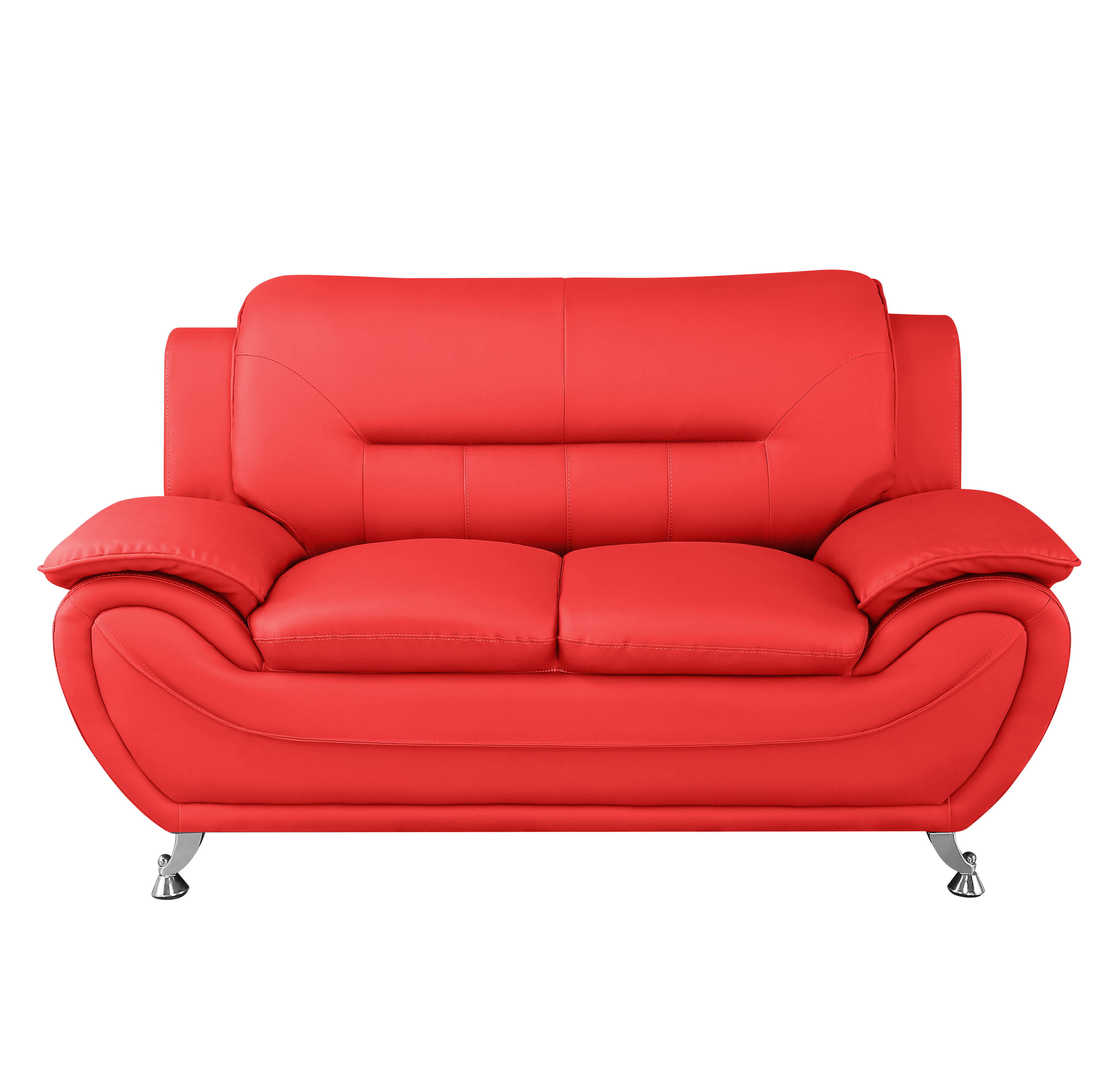 Segura 61.3'' Faux Leather Loveseat