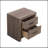 2 Drawers MDF Nightstand In Barrel Oak Finish