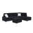 102'' Upholstered Sectional Sofa with Ottoman-525954924