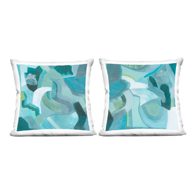 Coussin décoratif Stupell Industries Energetic Designs par Grace Popp (ensemble de 2)