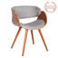Chaise avec accoudoirs en lin Albinas-22324849