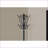 Coat Racks Hall Tree with 8 Hooks &amp; Umbrella Holder, 71"H Transitional | Black | Metal
