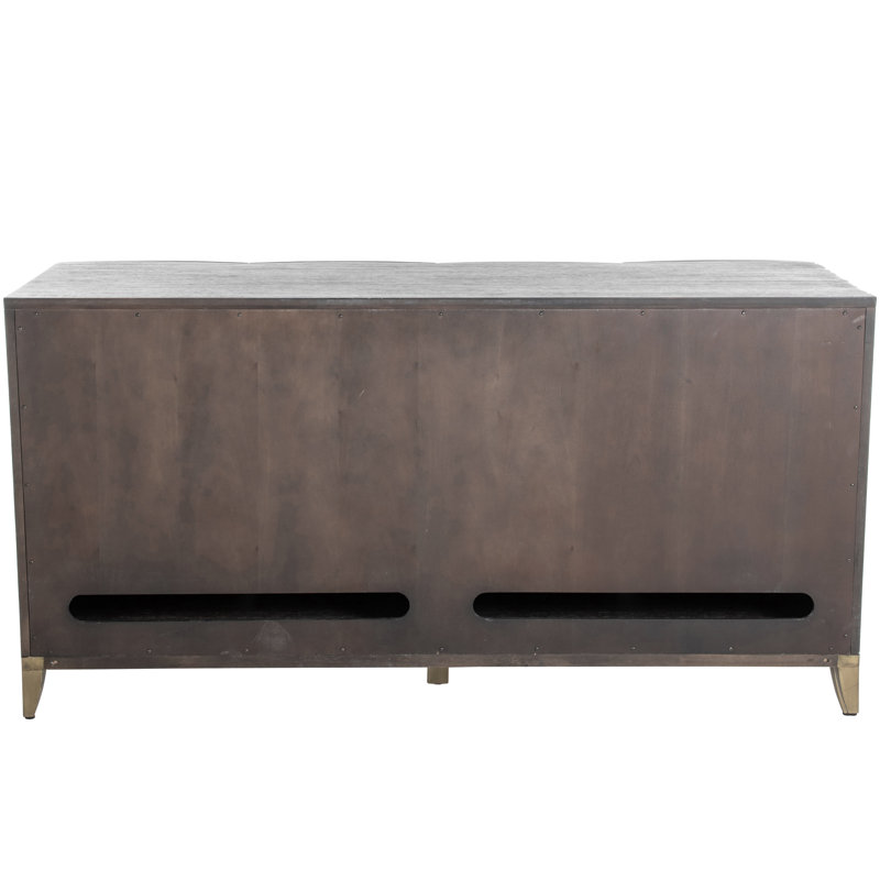 Pete 60" Wide Mindi Solid Wood Sideboard