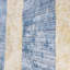 Ayley Wallpaper Blue Gray Rusted Brass Gold Metallic Stripes Striped Rolls 3D