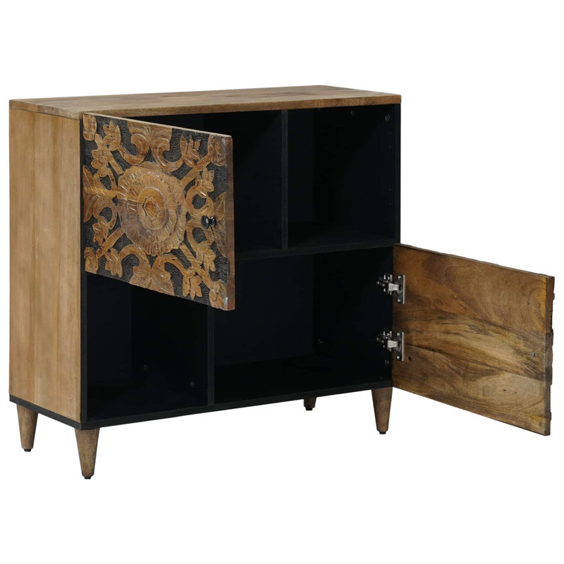 80cm Solid Wood Sideboard