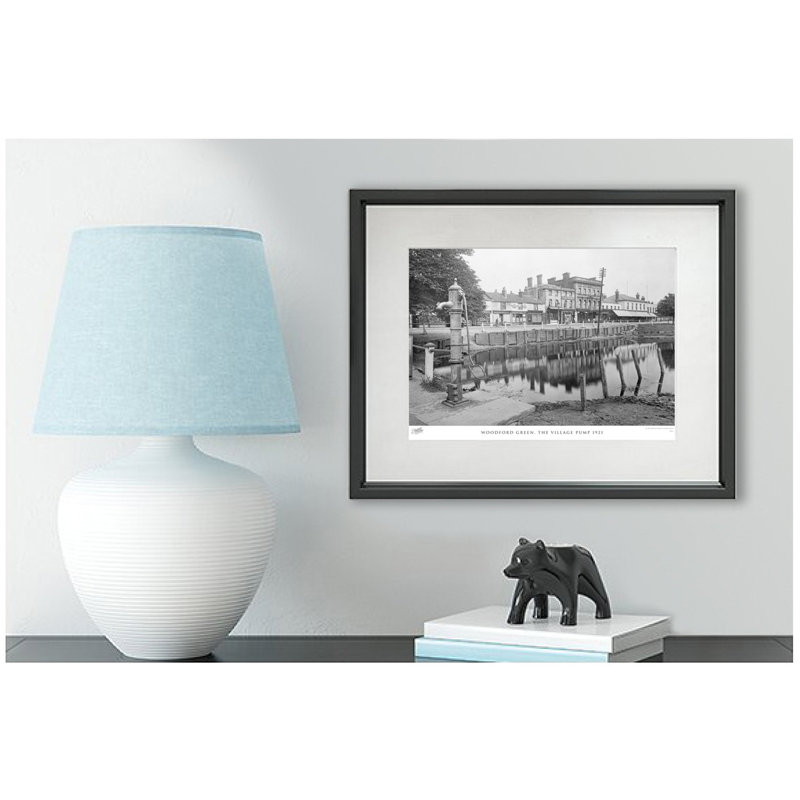 Woodford Green, The Village Pump 1921 by Francis Frith - Single Picture Frame Print, 28cm H x 36cm W x 2.3cm D