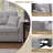 82.5'' Upholstered Sleeper Sofa With Storage Chaise-1234480159