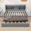 Lit plateforme en bois avec 3 tiroirs Ephinne-361747496-361747497