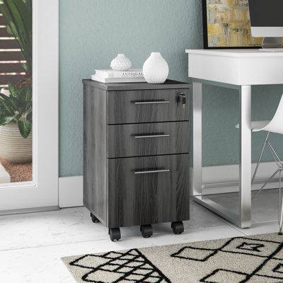Medina Series 3-Drawer Mobile Vertical Filing Cabinet by Safco Products Company