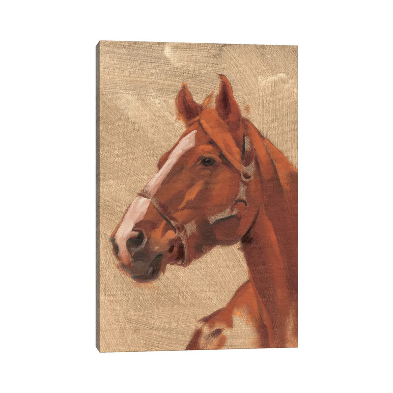 «Thoroughbred I», reproduction sur toile tendue, H 26 po x l 18 po x 1,5 po