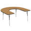 Table d'activité 60 "x 66" en forme de T avec pieds réglables-580520421-573455673-538156477
