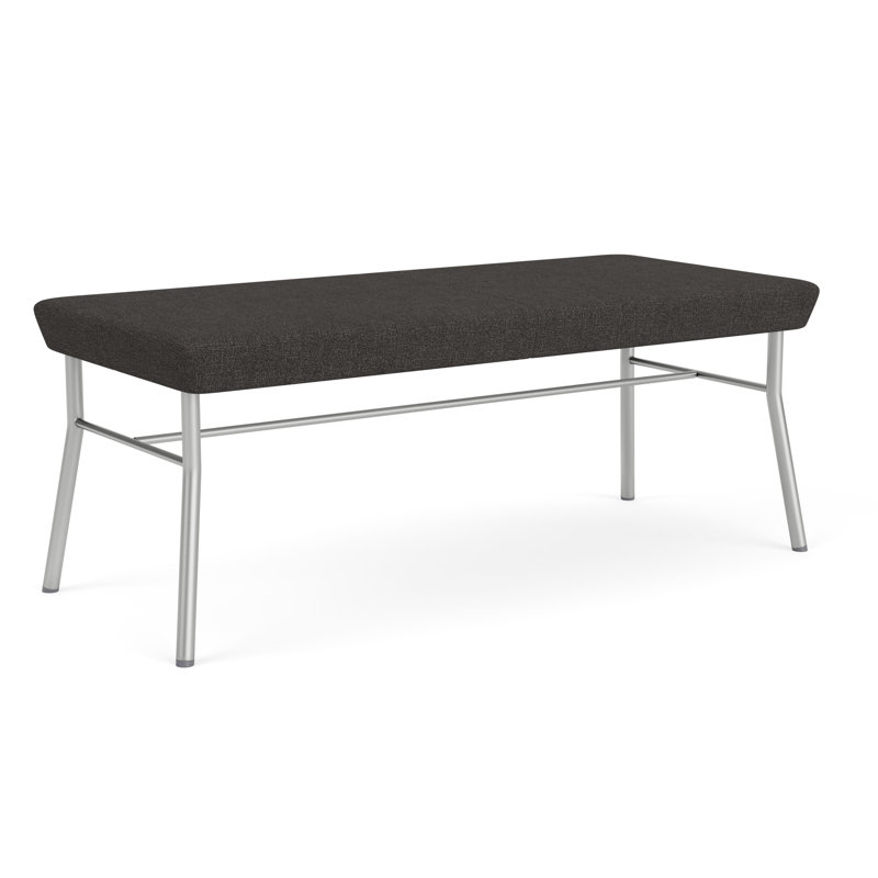 Lesro Banc en métal Mystic, Argent, Bleu fumé Archetype