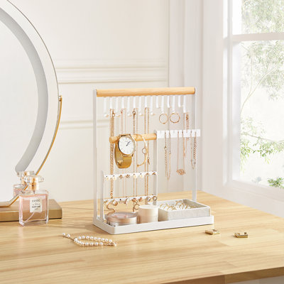 Velvet Jewelry Organizer Tray + Portable