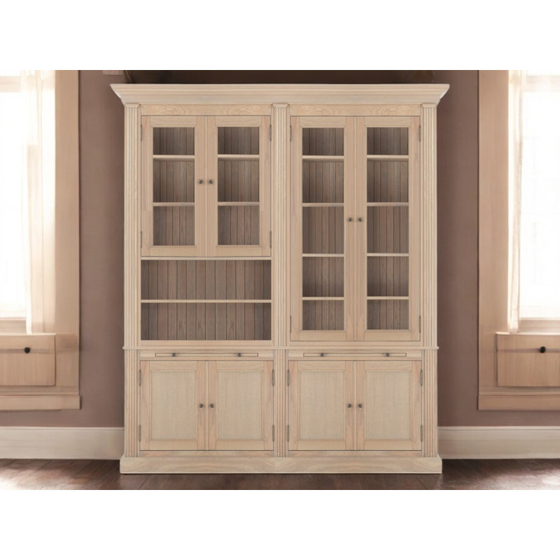Eldee 240cm H x 200cm W Library Bookcase