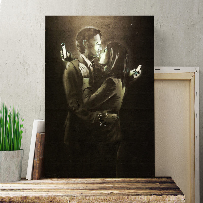 Banksy - Wrapped Canvas Print, 76cm H x 50cm W