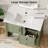 36" Single Bathroom Vanity With Integrated Ceramic Sink, Drawer, Cabinet, Open Shelf, And Solid Wood Legs-1346722479