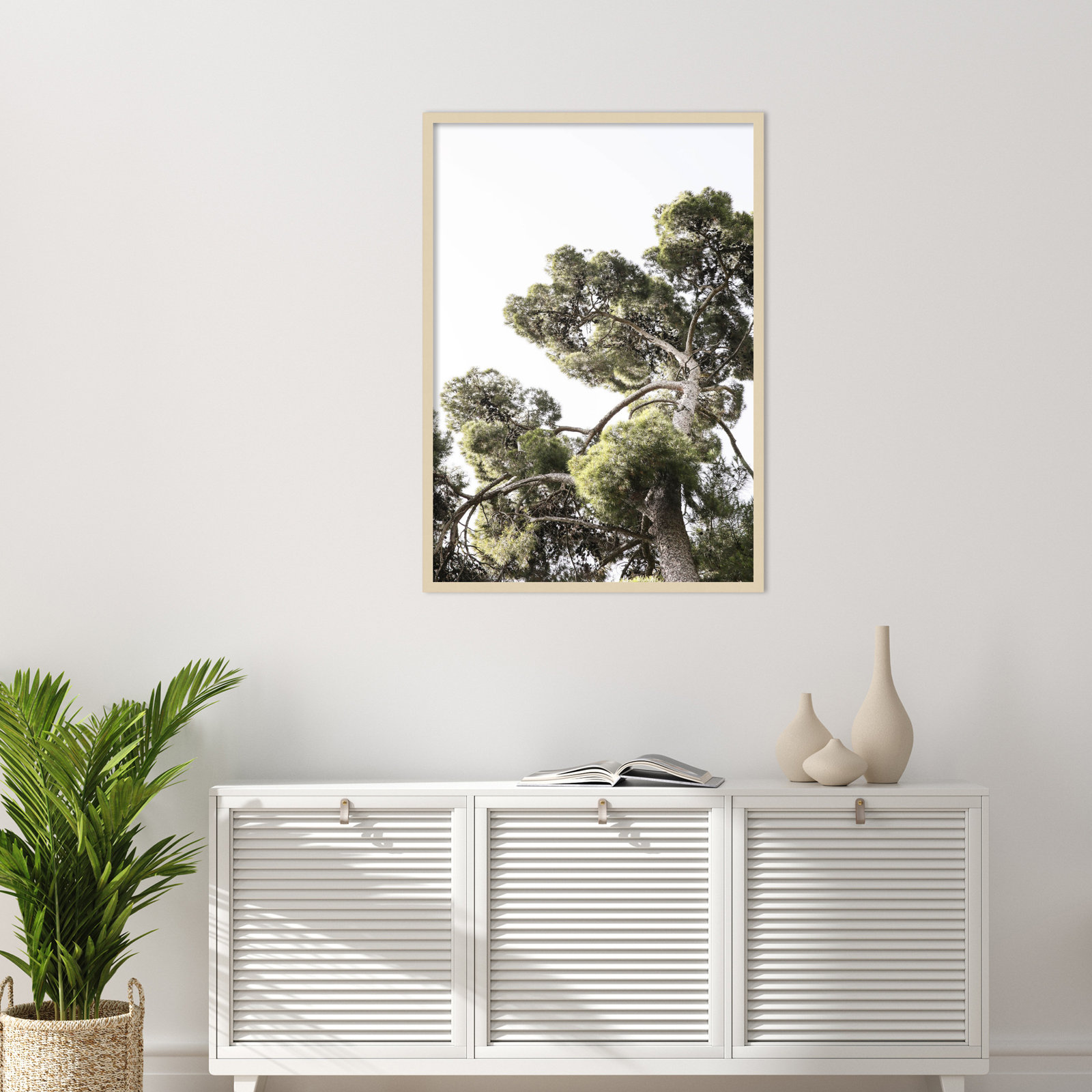 Reshma "Japanese Garden 01" Print, Brown, 41" H x 29" W