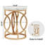 Table de chevet ronde, table de bout