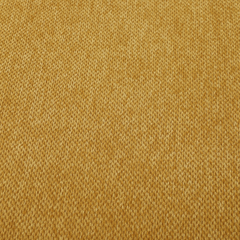 Braflin Upholstered Chenille Sofa Chaise Wide Seat Sectional, Left Hand Facing, Yellow Chenille