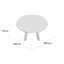 Normanhurst Oak Round Wood Top Dining Table with Wood Base-20661202