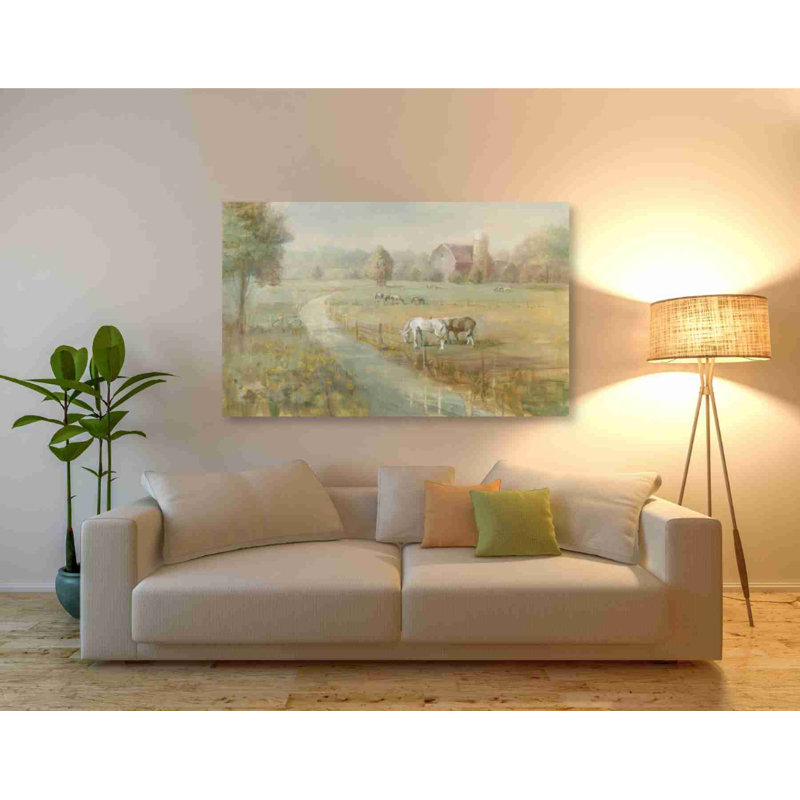 Tranquil Farm - impression sur toile tendue, H 40 po x l 54 po x P 1,5 po