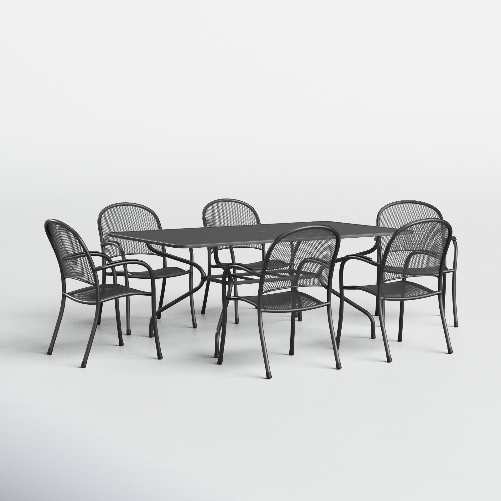Waynesboro 42 " Patio Dining Set, Gray