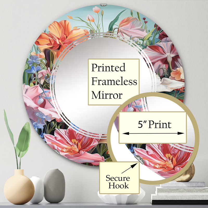 Miroir mural Erway, 24 po x 24 po
