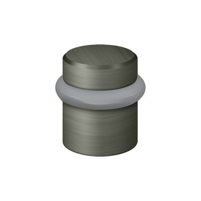 Deltana UFB4505U15A Round Universal Floor Bumper 1-1/2", Solid Brass in Antique Nickel