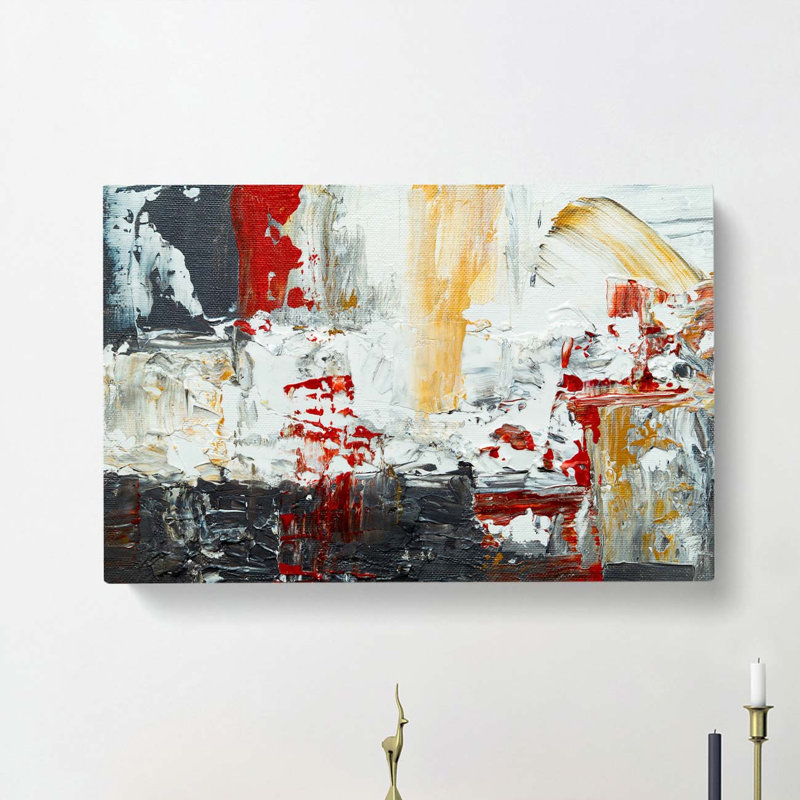 Abstract Art Painting Vol.369 by S.Johnson - Wrapped Canvas, 35cm H x 50cm W x 3cm D