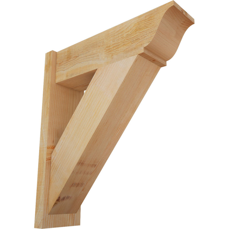 Persienne traditionnelle en bois rustique, P 26 po x H 30 po, Sapin Douglas de 8 po (sciage brut)