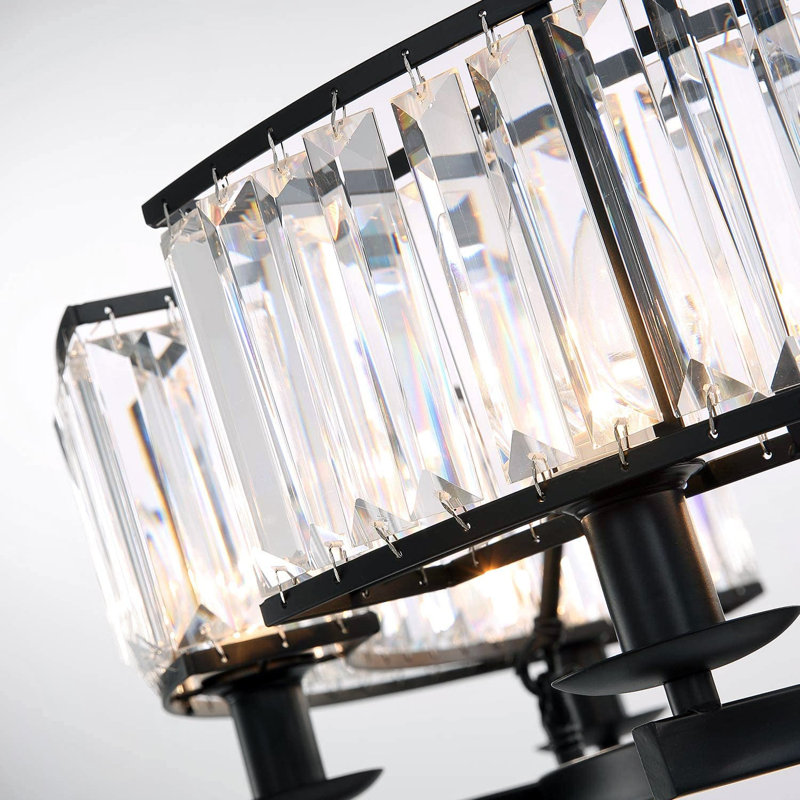 Plafonnier semi-encastré 6 lumières