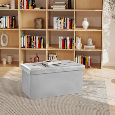 30" Wide Rectangle Standard Ottoman with Storage