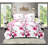 5-Piece Pink Cherry Blossom Queen Bedding Set (Queen/King/Cal King) - Microfiber Quilt + Pillow Shams-126327821