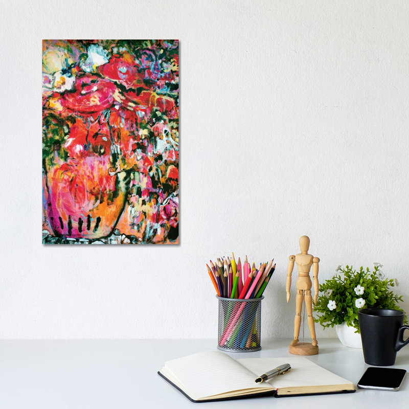 Passion For Life By Misako Chida - Wrapped Canvas Painting by Misako Chida - Wrapped Canvas Painting