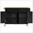 Versatile Kitchen Island Cart With Solid Wood Top, Ample Storage, And Locking Wheels For Enhanced Mobility And Organization-698019646