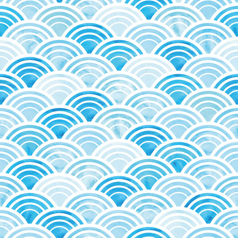 Panneau de papier peint adhésif Dugas Circles, L 102 po x l 24 po