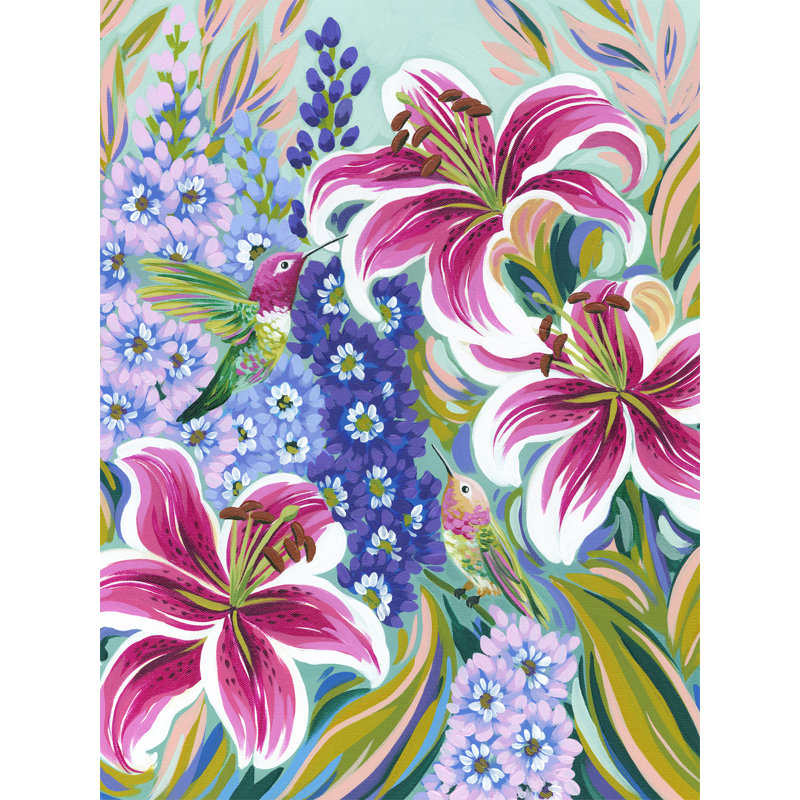 Doux après-midi - étroit par Julie, H 16 po x l 12 po, Toile tendue