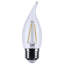 3 Watt CA10 LED Medium Base Clear 3000K CCT 120 Volt-4257214-4257153-4257213