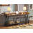 70.9 Inch Extra Long Industrial Console Table, Rustic Sofa Table For Living Room And Hallway, Narrow Entryway Furniture With Durable Metal Frame