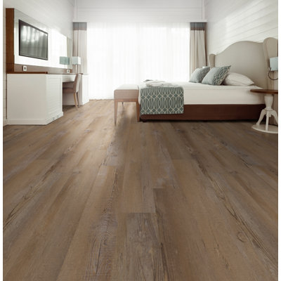 Brushwood Anela Beige 7 in. x 48 in. 2.5mm 20mil Glue Down Luxury Vinyl Plank Flooring