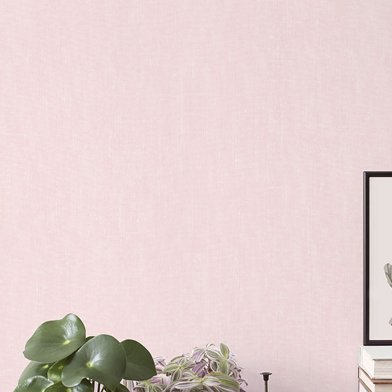 Geometrix 10m x 52.8cm Satin Wallpaper Roll, Pink