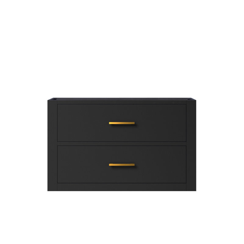 Meuble-lavabo simple noir 30 po X P 22 po D