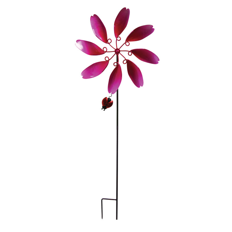 Jeu De Jardin Fleur Moulin à Vent, Grand (17" x 41" ), Violet