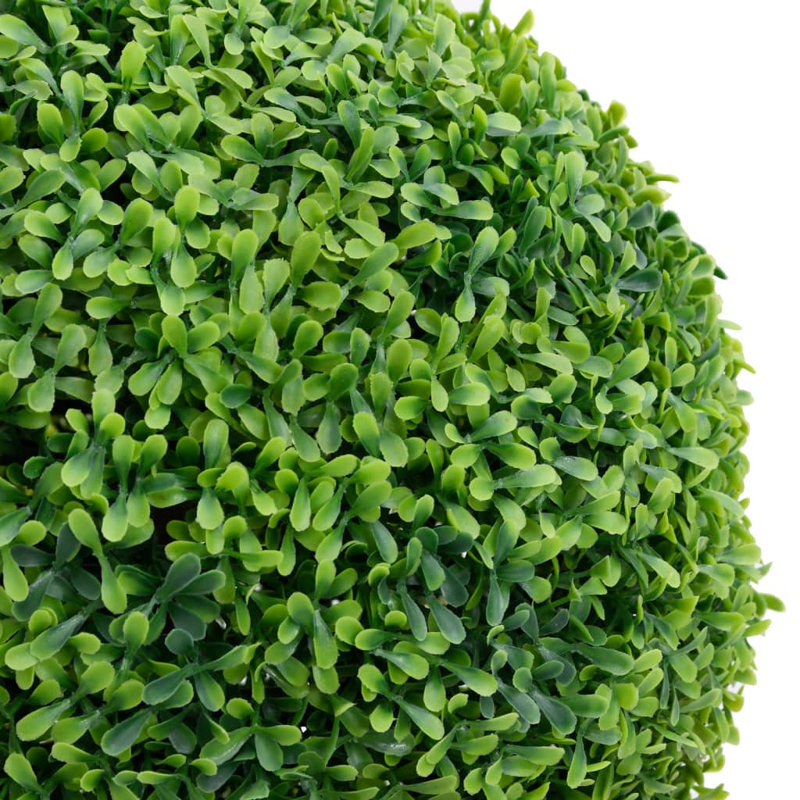 Faux Boxwood Plant in Plastic Pot, 50cm H x 15cm W x 15cm D